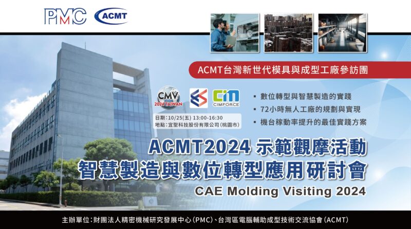 ACMT2024示範觀摩活動──智慧製造與數位轉型應用研討會